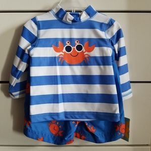 Little Me 2-Piece Rashguard Set